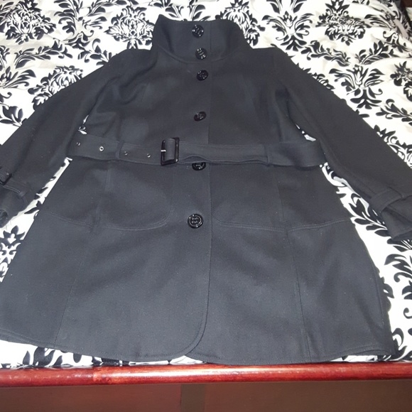 Worthington Jackets & Blazers - Worthington Black Wool Coat sz L